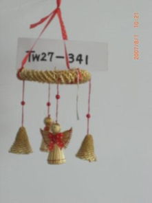 草编人物风铃的精致世界——光明工艺品有限责任公司的多功能茶台风铃